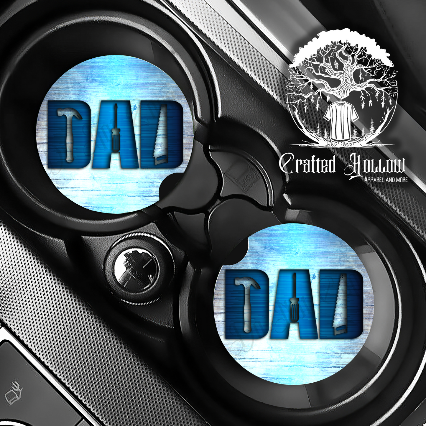 Dad Tool Car Coasters