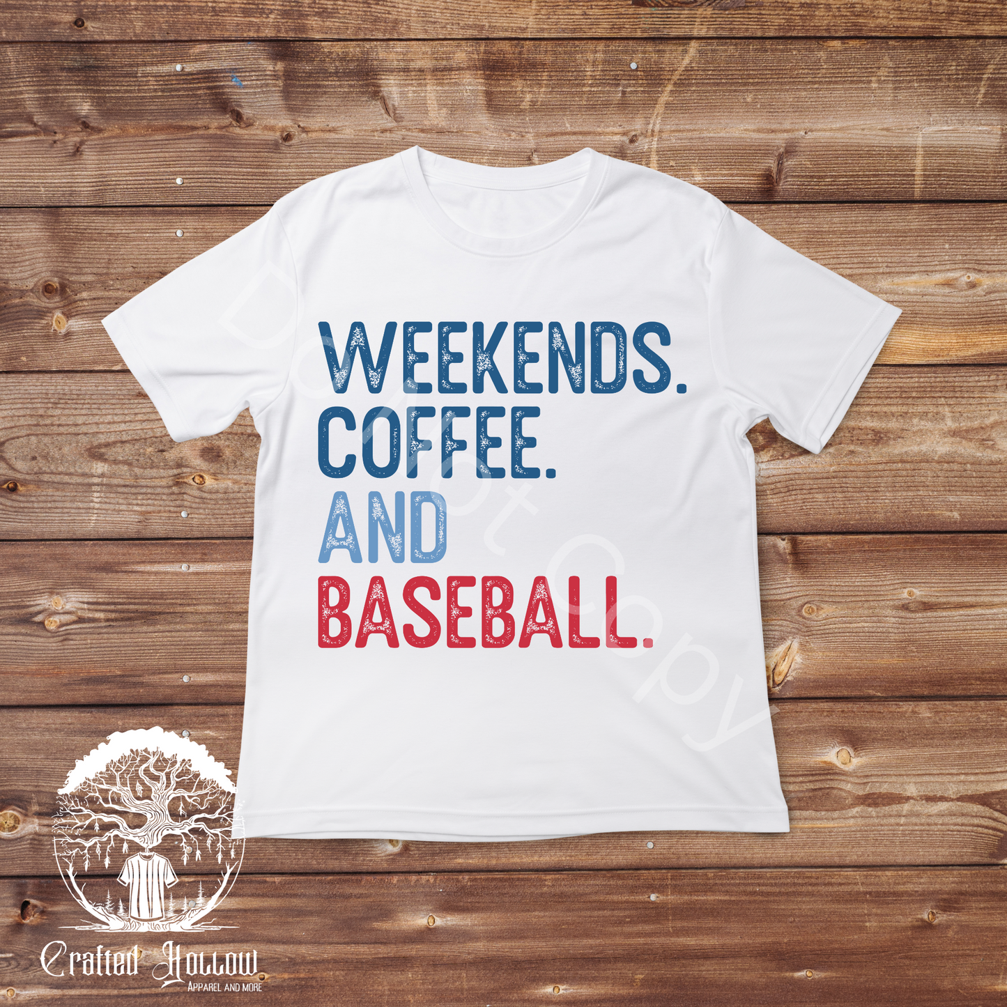 Weekends Coffee and Baseball Shirt