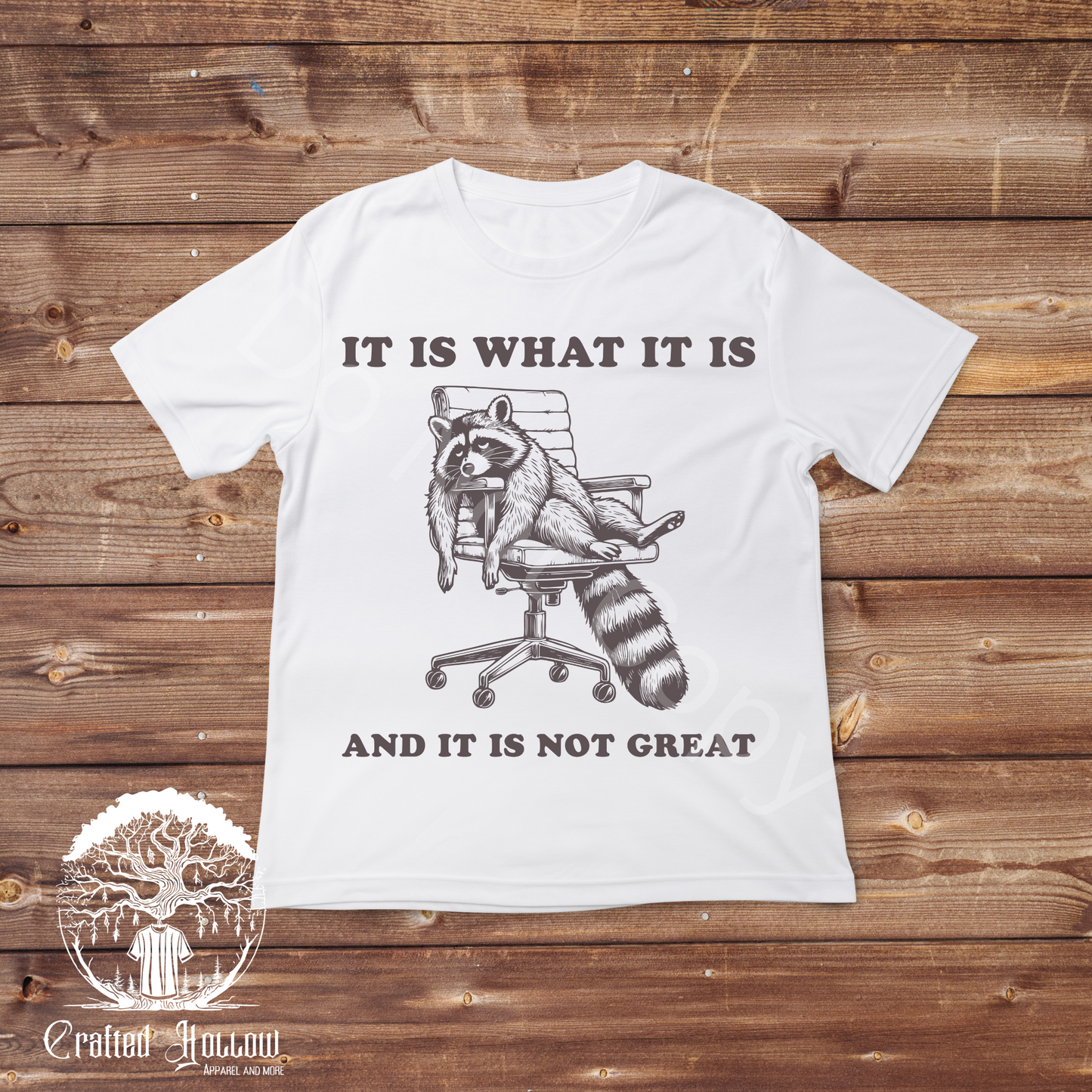 It is What It is and It is Not Great Raccoon Shirt