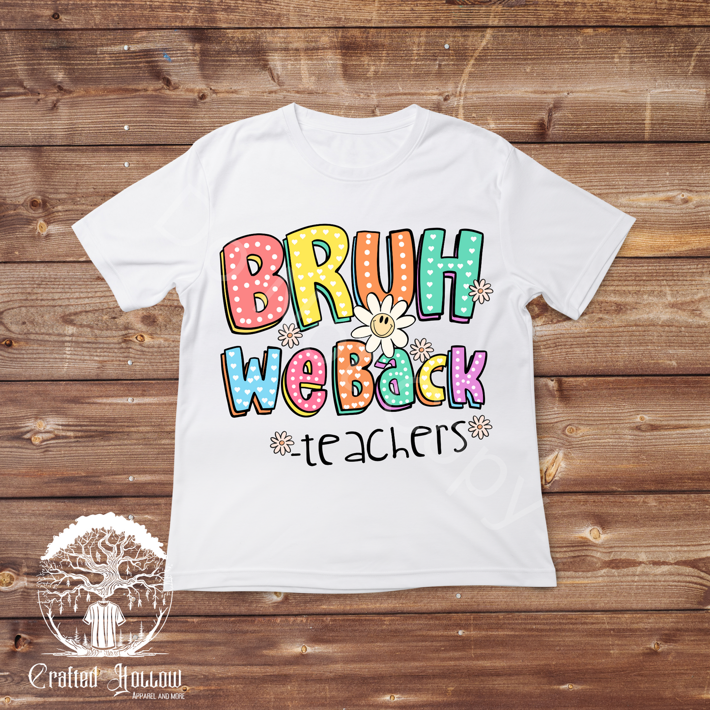 Bruh We Back Teacher Shirt