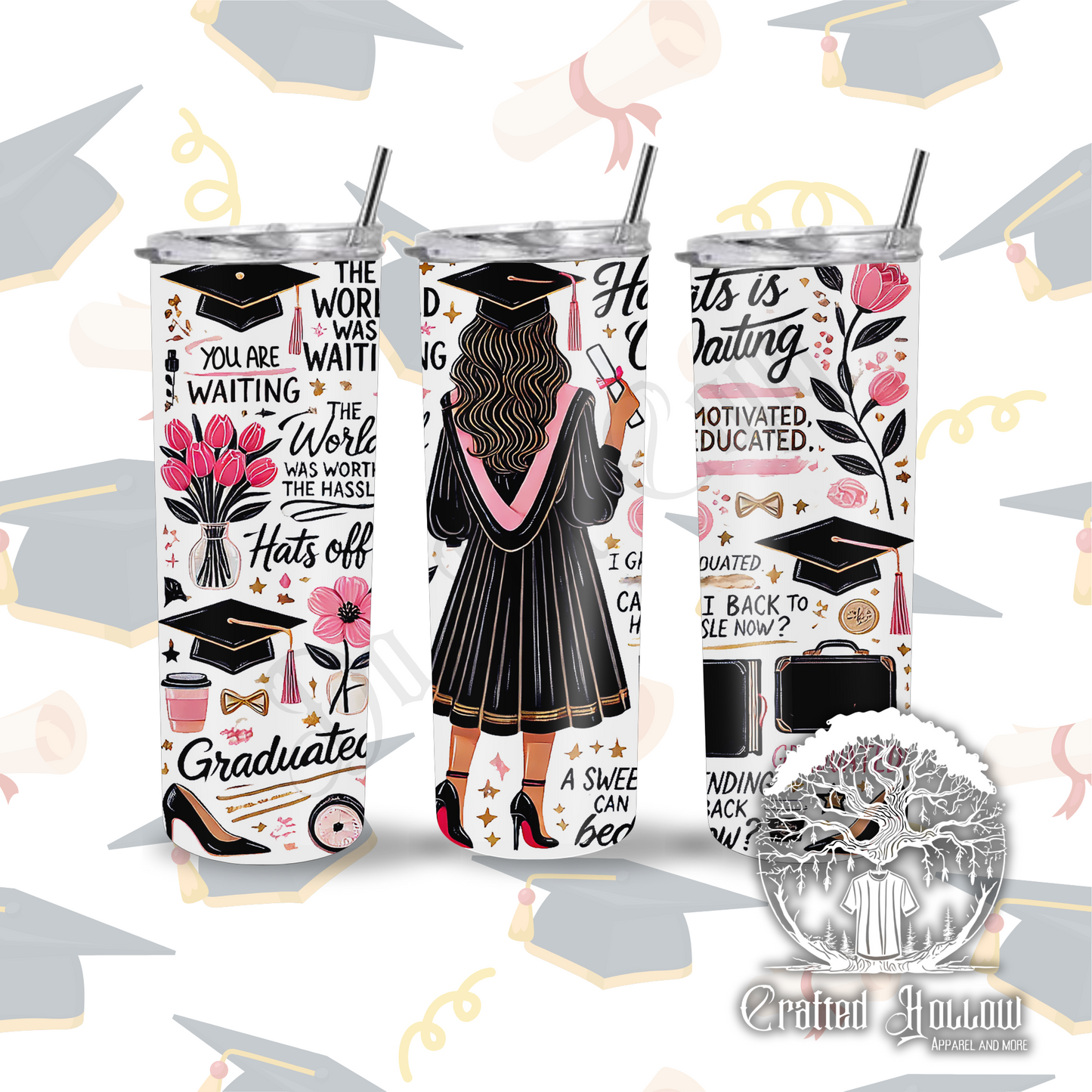 Inspirational Girl Graduation 20oz Tumbler