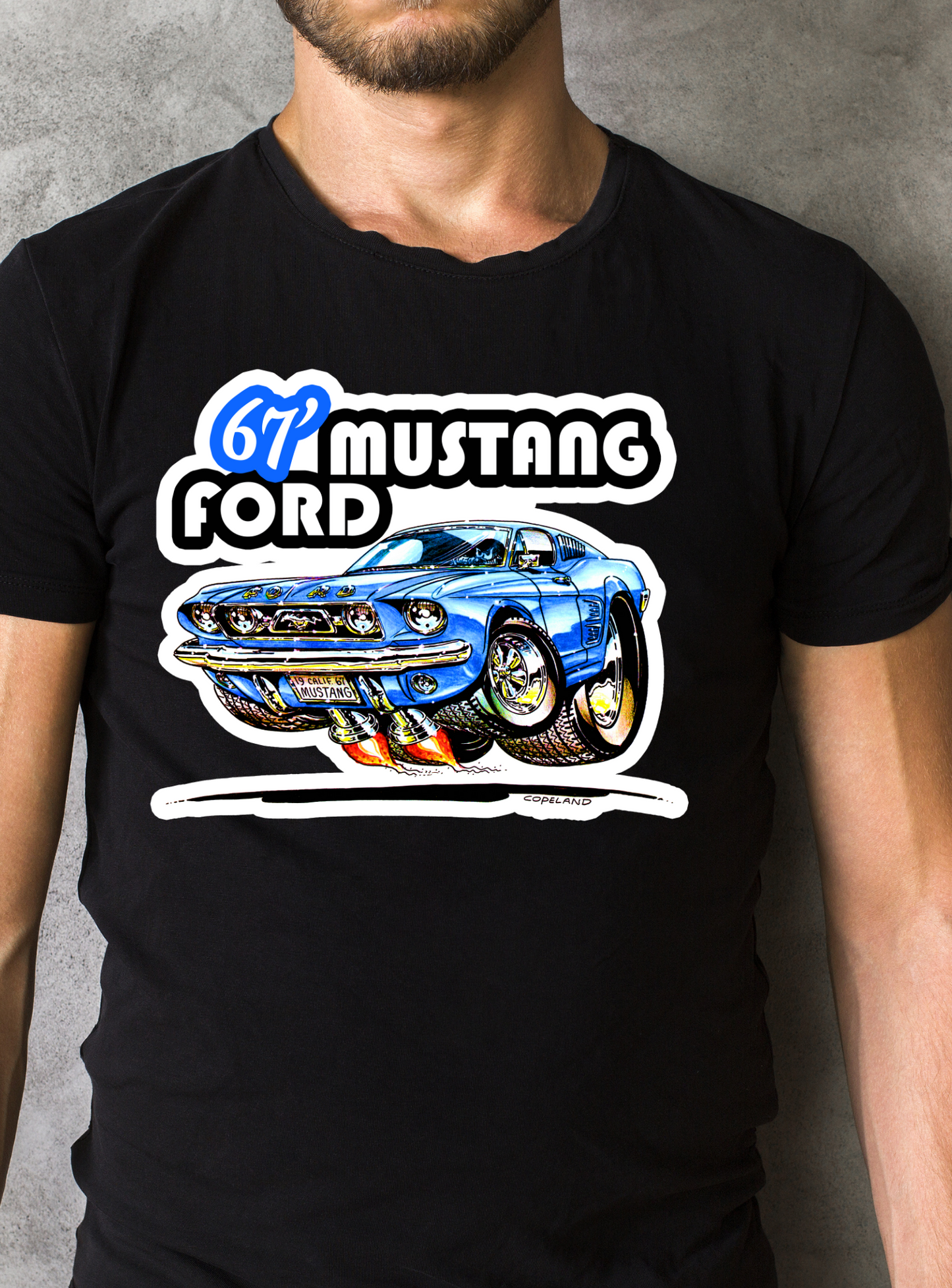 67' Ford Mustang Rat Fink Style Shirt