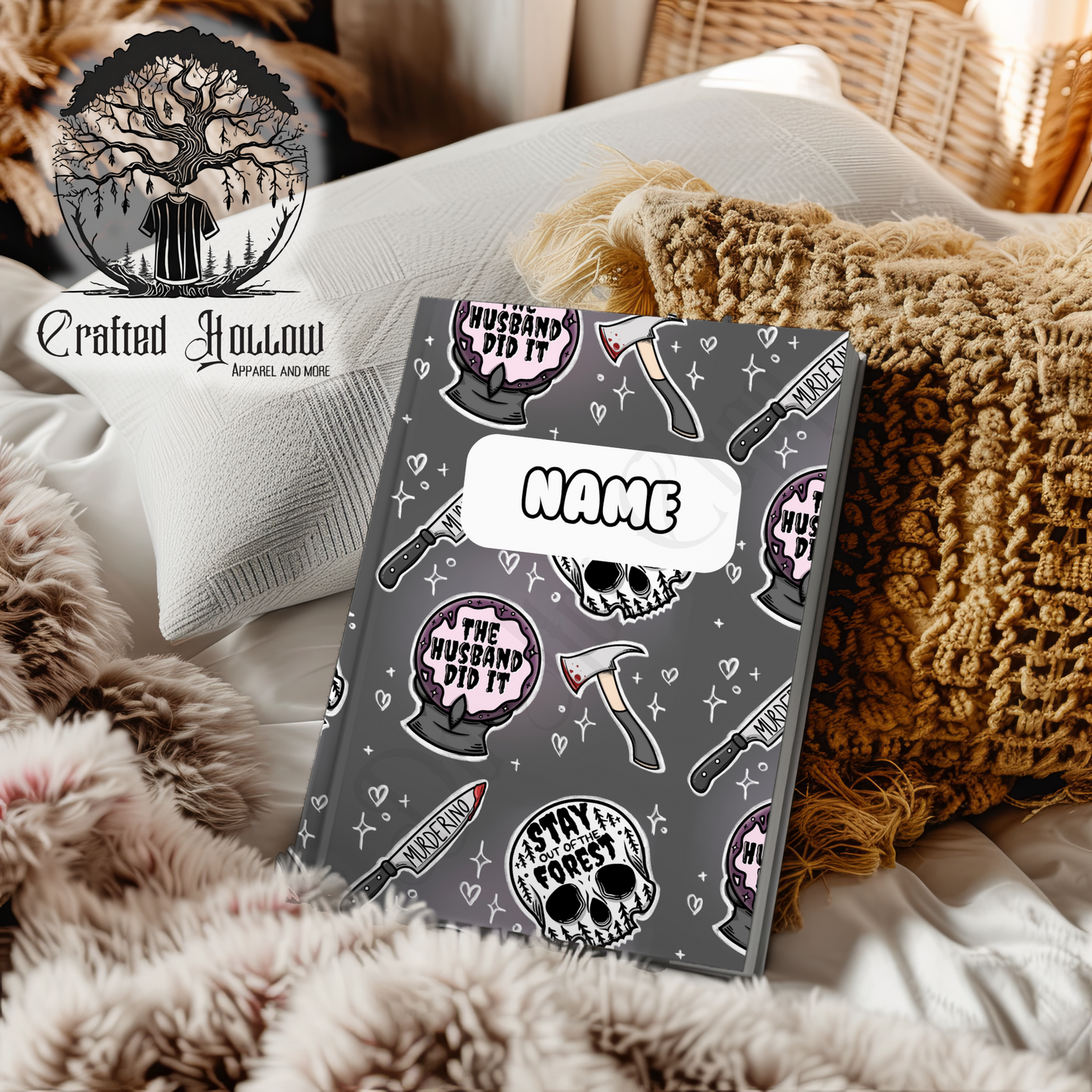 Personalized True Crime Notebook