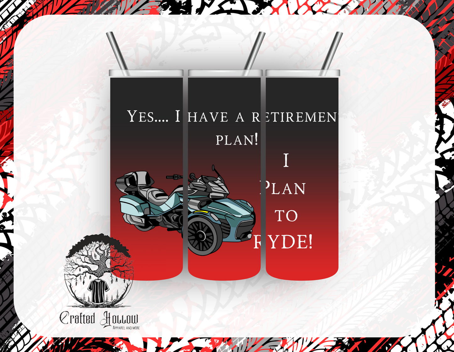 SpyderQuest Retirement Spyder Tumbler