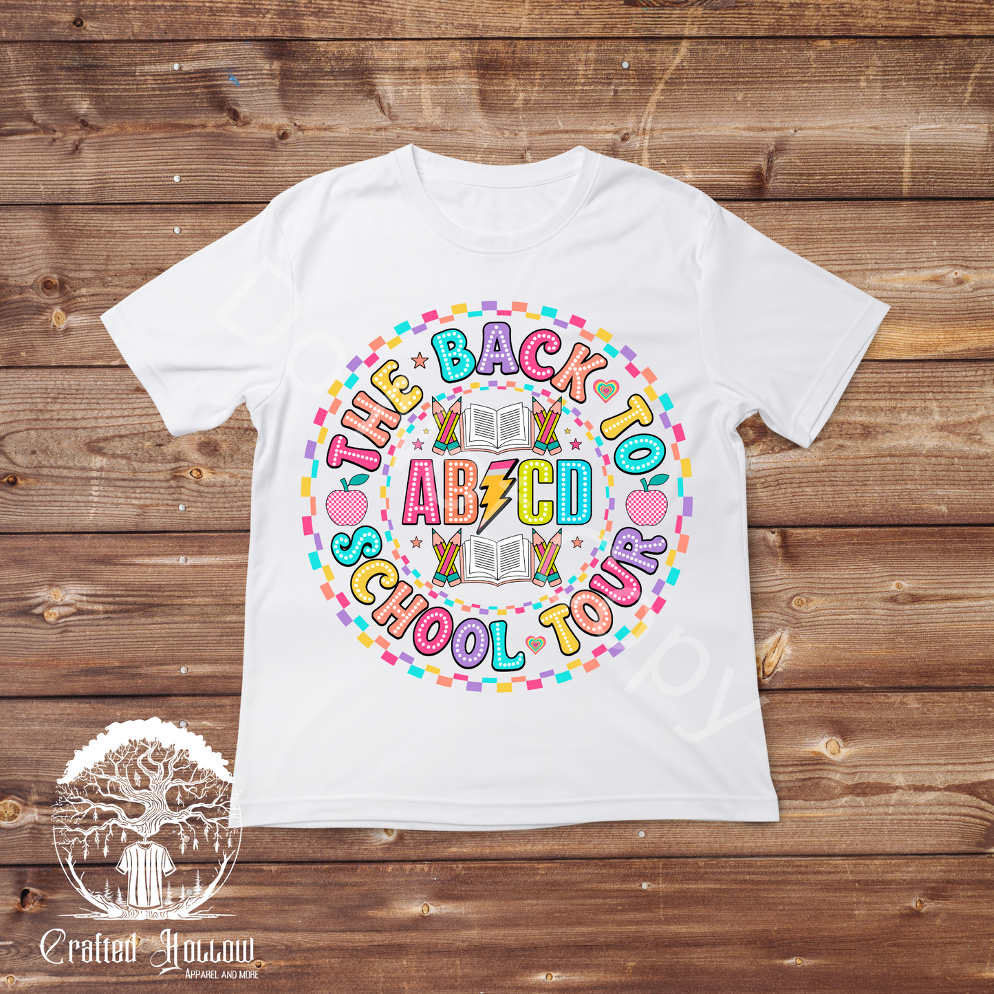 The ABCD Back to School Tour Teacher Shirt