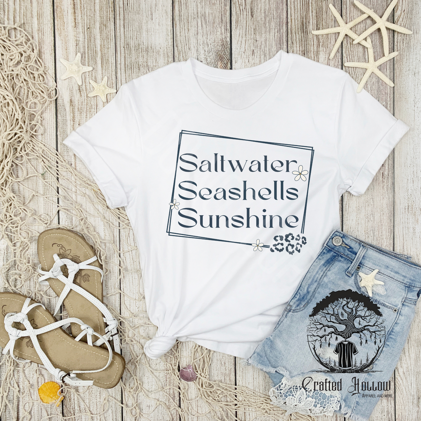 Saltwater Seashells & Sunshine Shirt