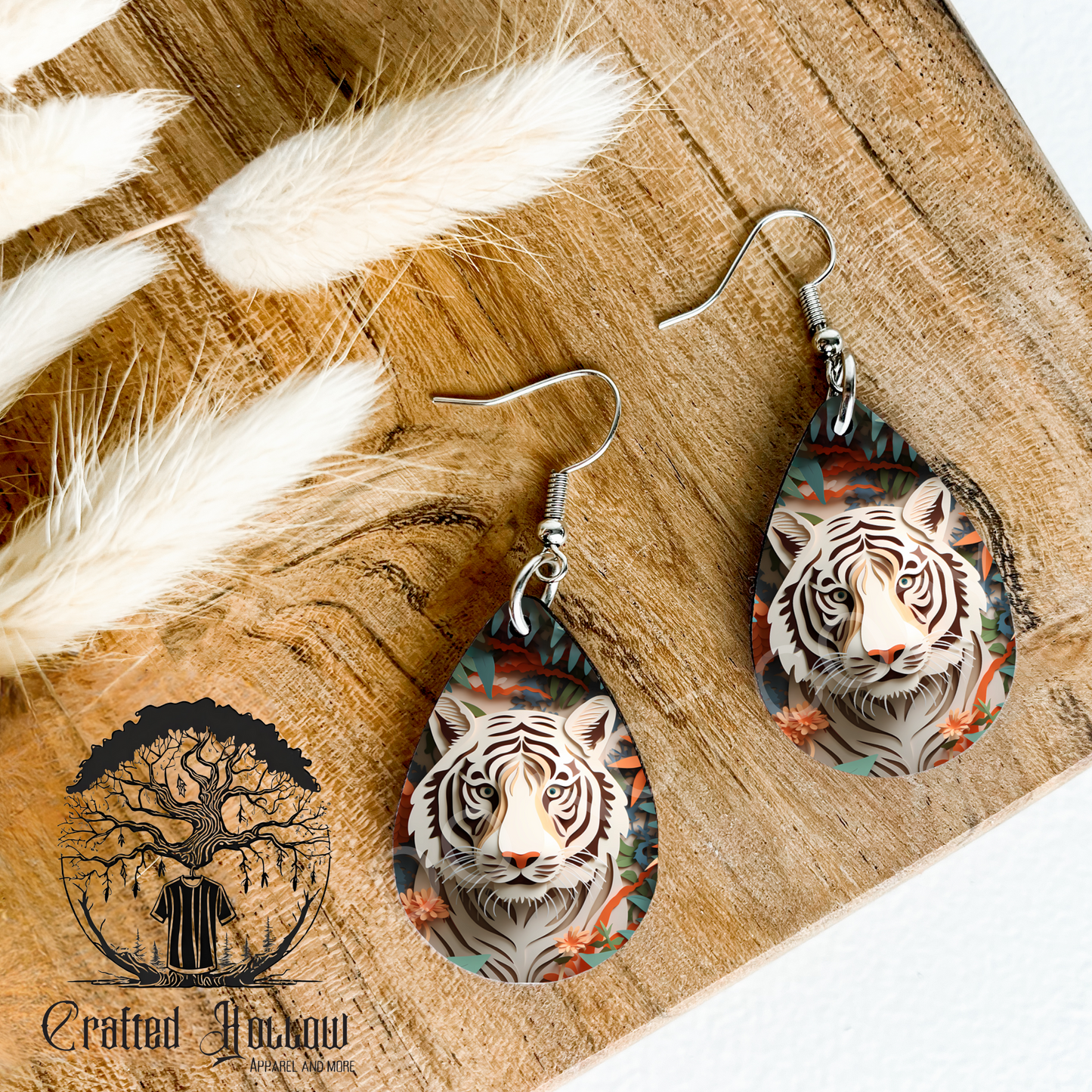 Tiger Earrings