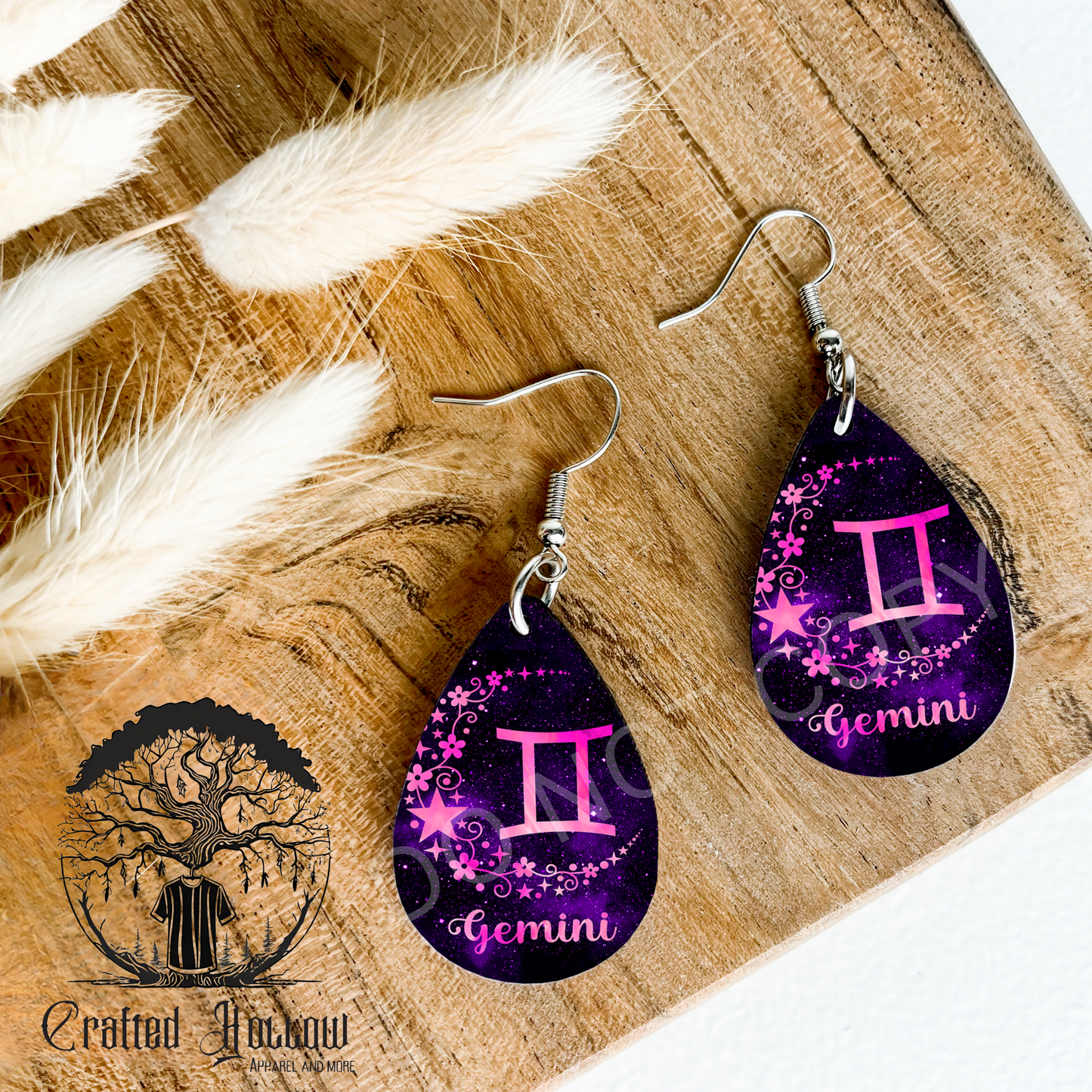 Gemini Zodiac Earrings