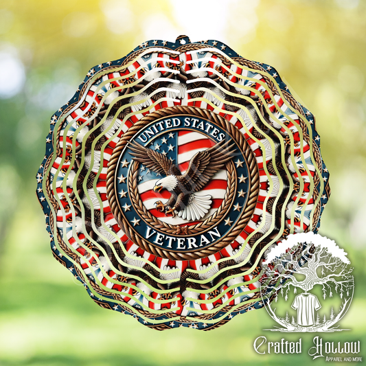 United States Veteran Wind Spinner