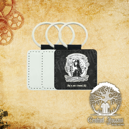 Steampunk Official Expo Amethyst Mallor Keychain