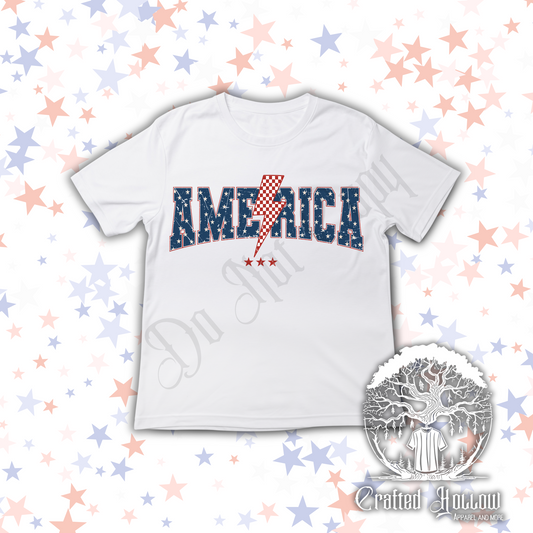 America Lightning Bolt Shirt