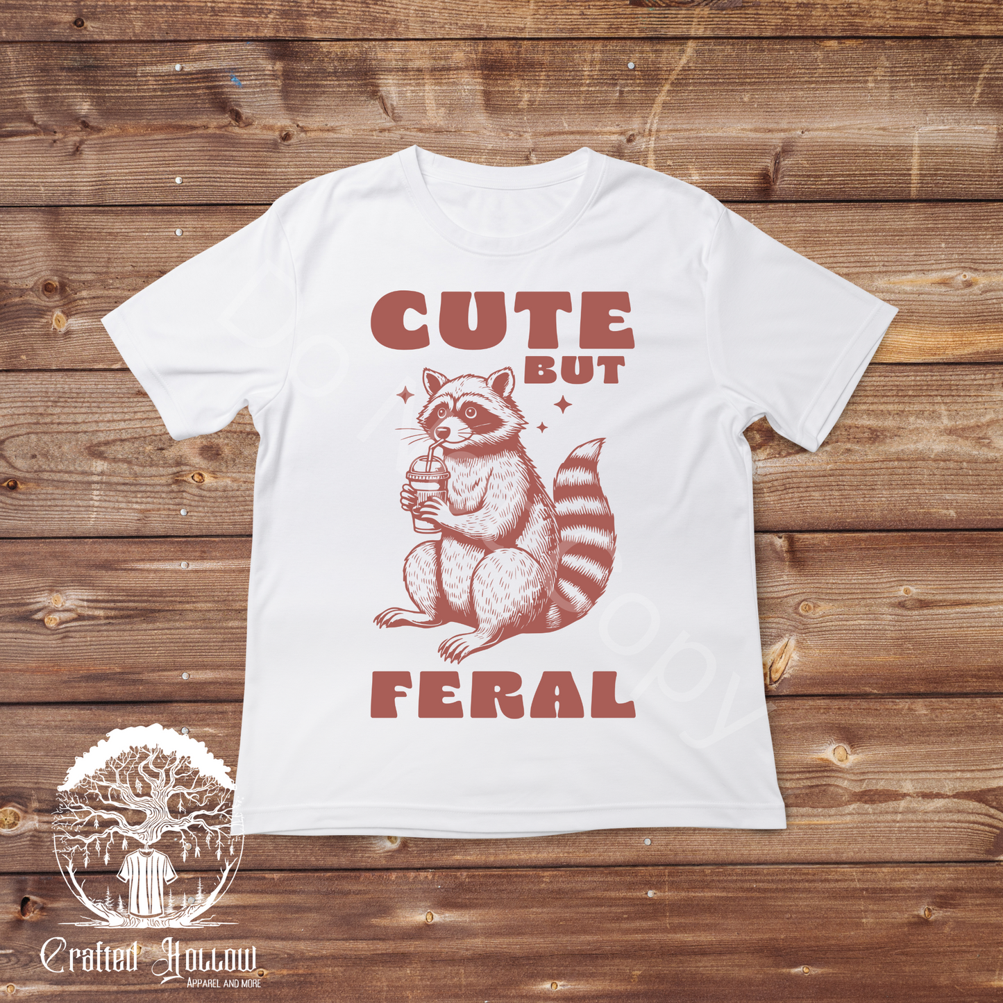Cute But Feral Raccoon Shirt