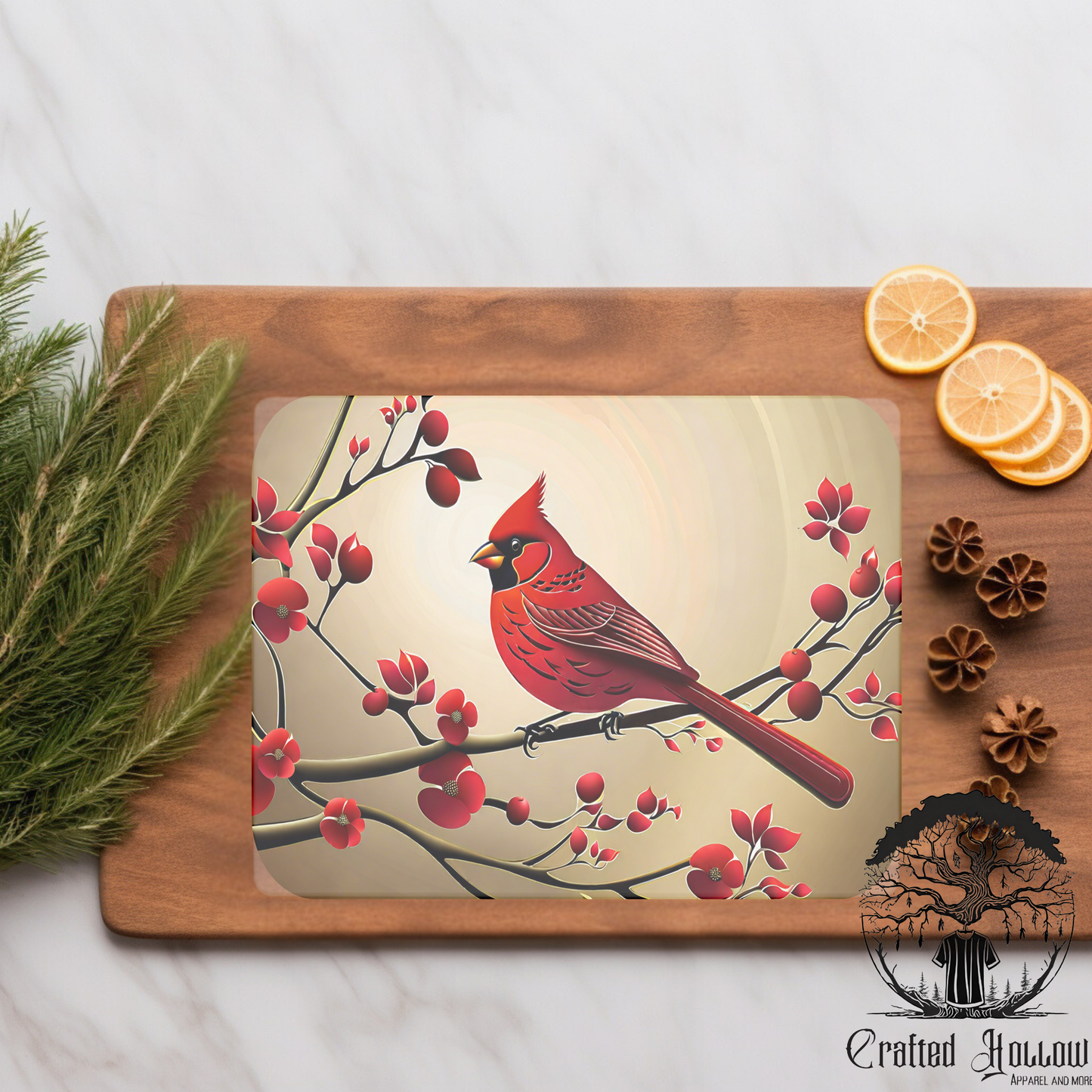 Cardinal Glass Cutting Board