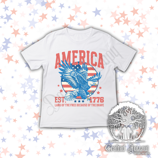 America EST 1776 Eagle Shirt
