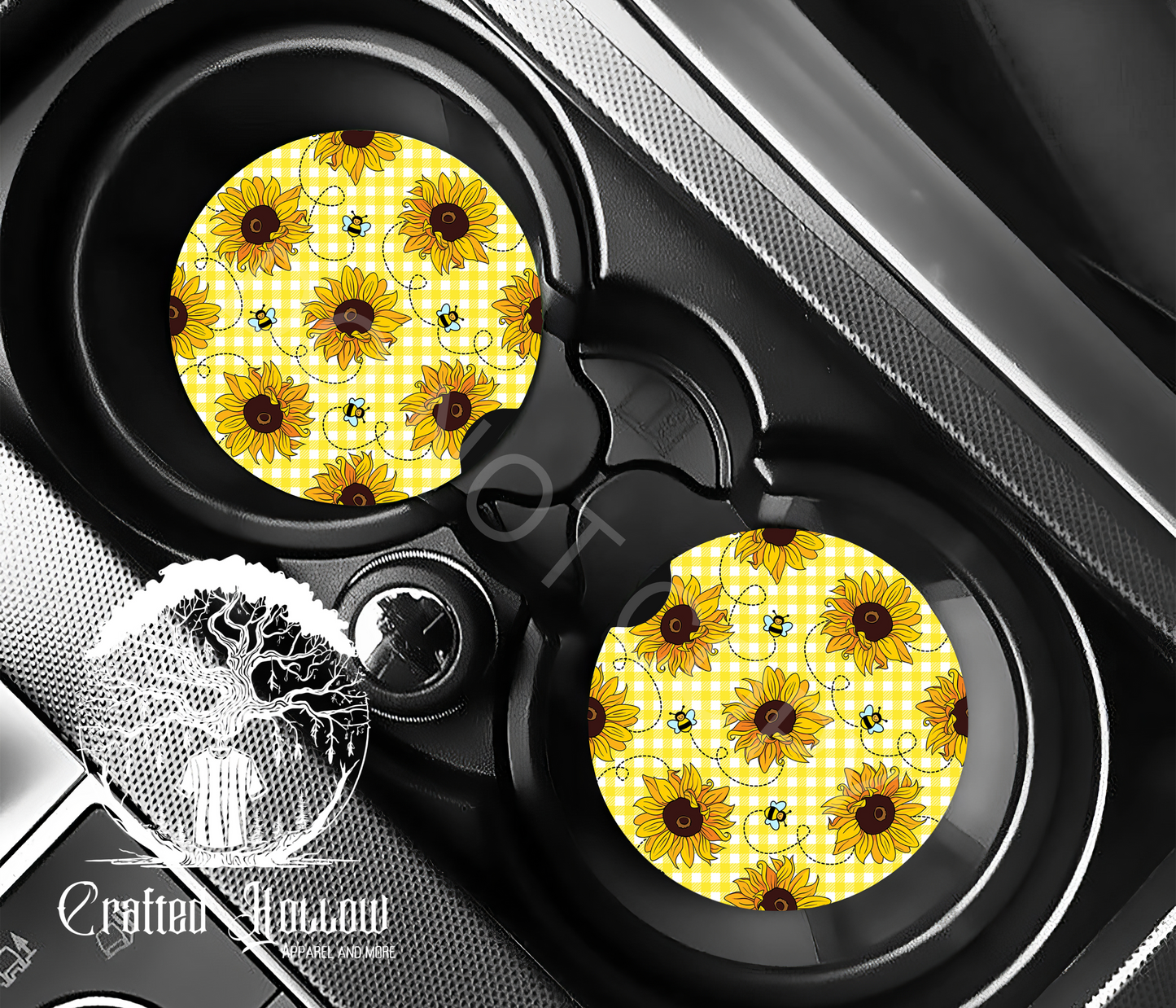 Sunflowers Car Coasters