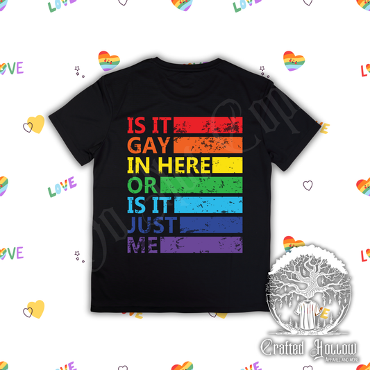 Is It Gay In Here Or Is It Just Me Shirt