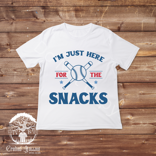 I'm Just Here for the Snacks Shirt