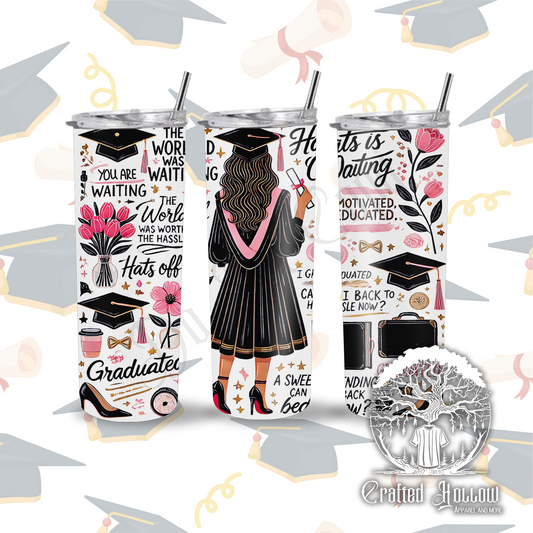 Inspirational Girl Graduation 20oz Tumbler