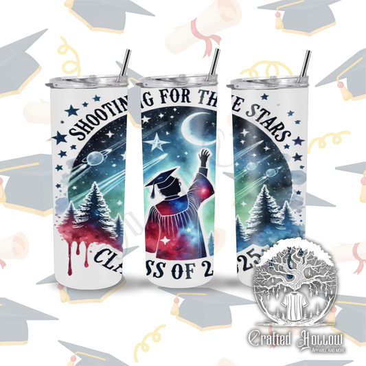 Shooting for the Stars Class of 2025 20oz Tumbler
