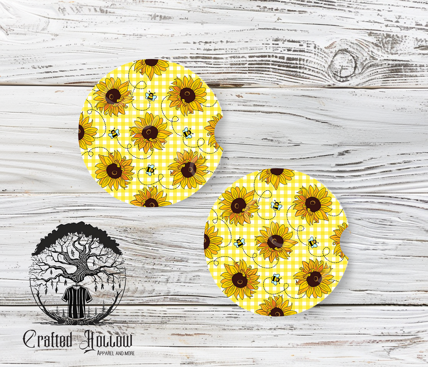 Sunflowers Car Coasters