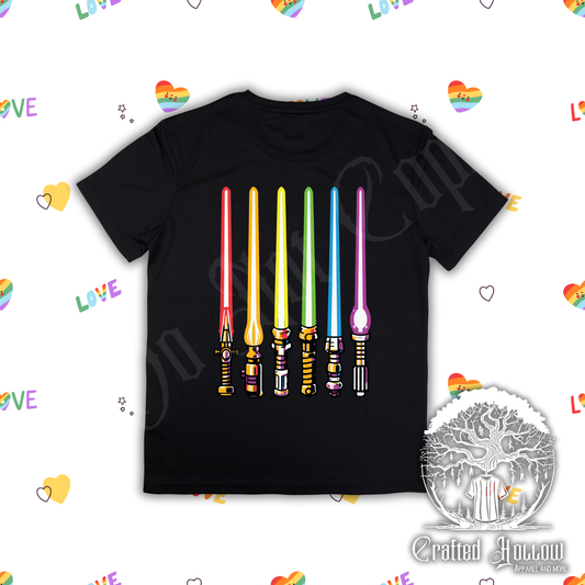 Rainbow Light Saber Shirt