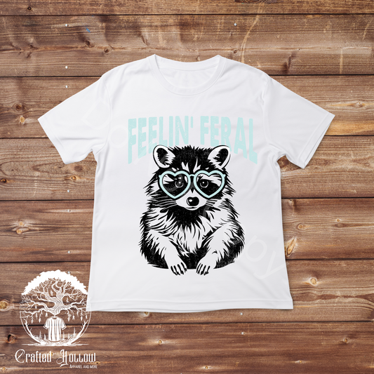 Feelin Feral Racoon Shirt