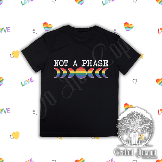 Not a Phase Moon Phases Gay Pride Shirt