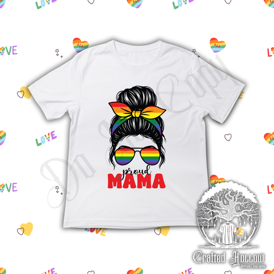 Proud Mama Gay Pride Shirt