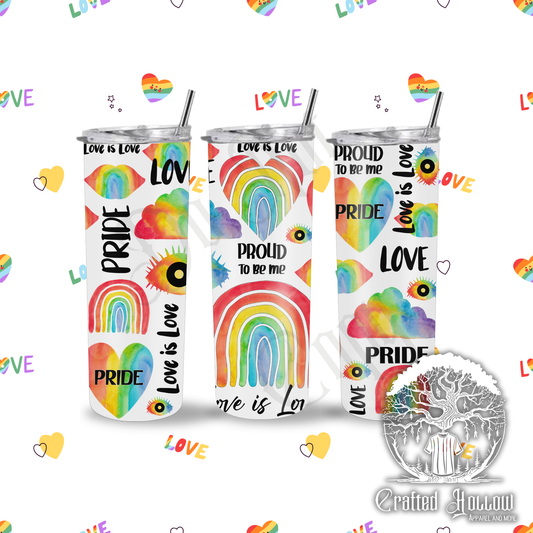 Proud to Be Me Gay Pride 20oz Tumbler