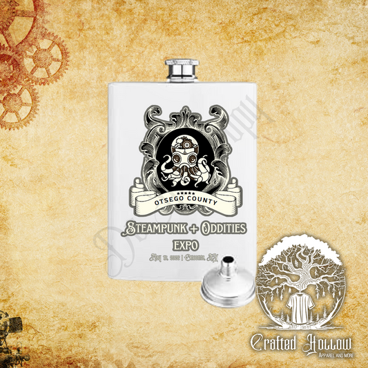 Steampunk Official Expo 8oz Flask