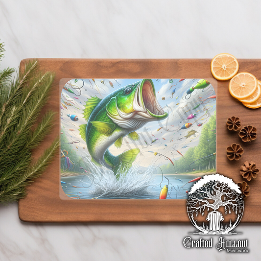 Fishing Glass Cutting Board