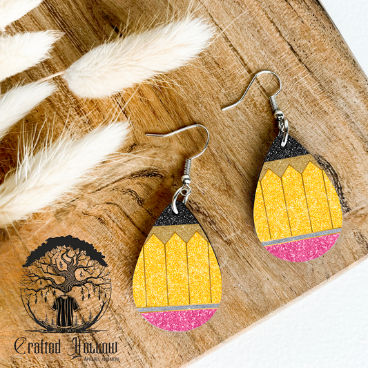 Teacher Pencil Earrings
